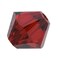 100pcs Authentic Preciosa 4mm (0.16 Inch) Small Faceted Bicone Crystal Loose Beads Siam Red Compatible with Swarovski 5301/5328 for DIY Jewelry Making Pre-B405